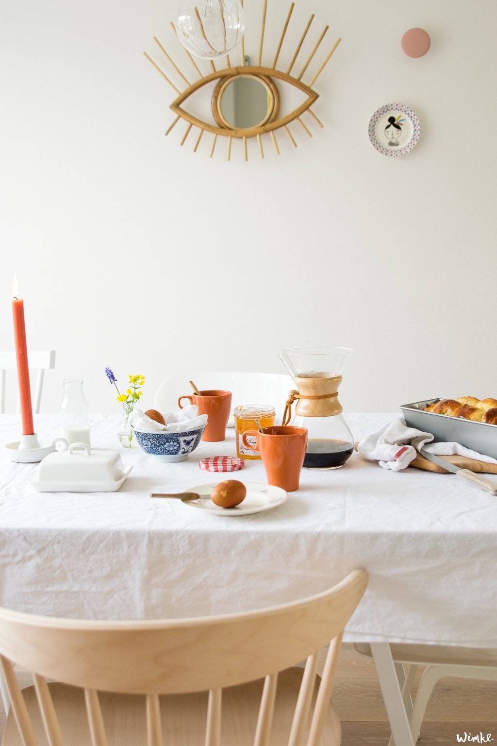 Pasen met brioche en eieren - Wimke Tolsma