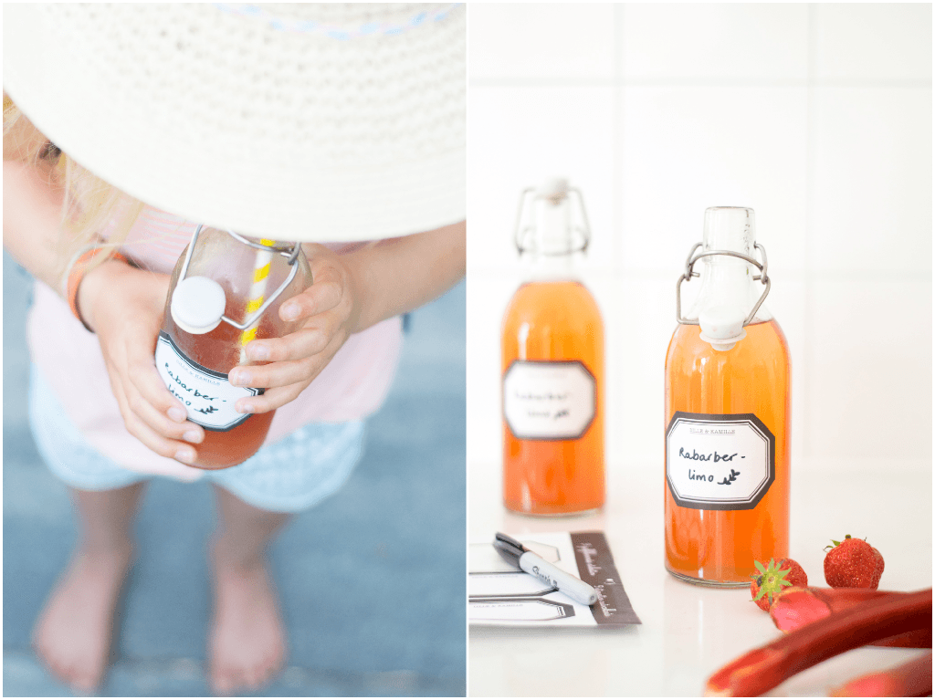 rabarberlimonade met aardbei en gember recept