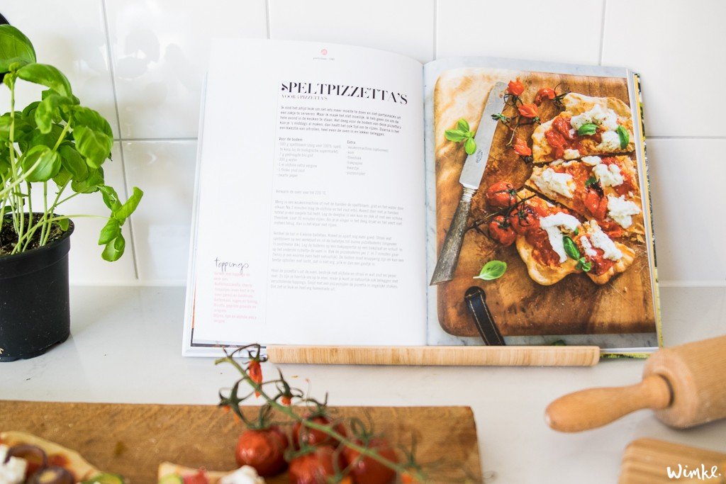 Zelf pizzetta's maken uit het Boek van Jet - www.wimke.nl