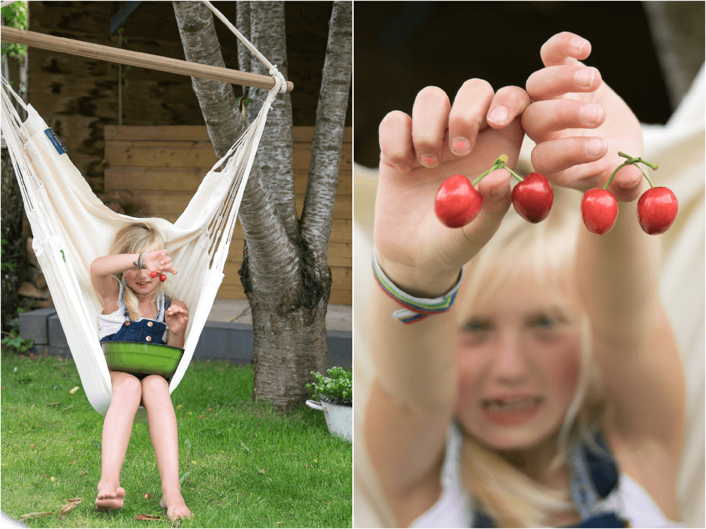 Hangstoel in de tuin - Wimke