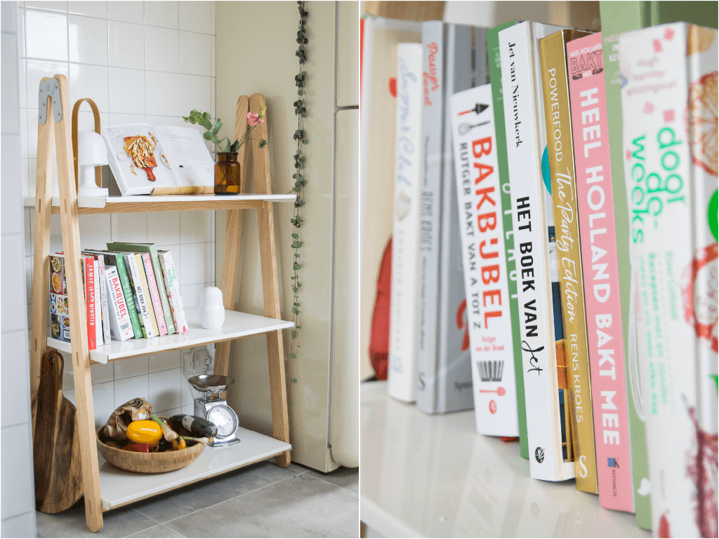 One Step Up boekenkast voor mijn allermooiste kookboeken - Wimke.nl