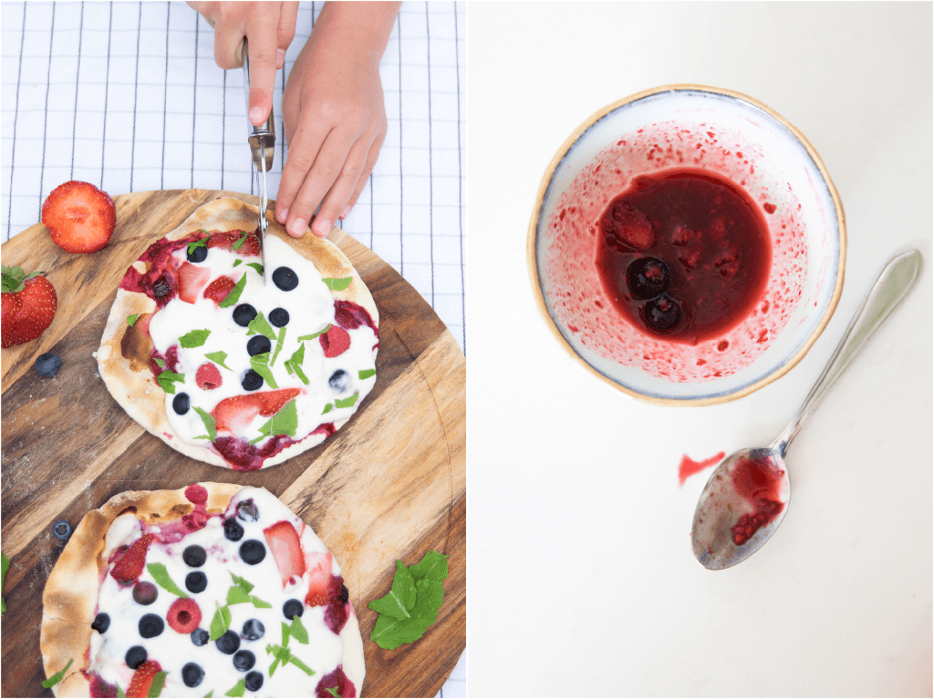 zomerpizza's met rood fruit zelf maken - wimke