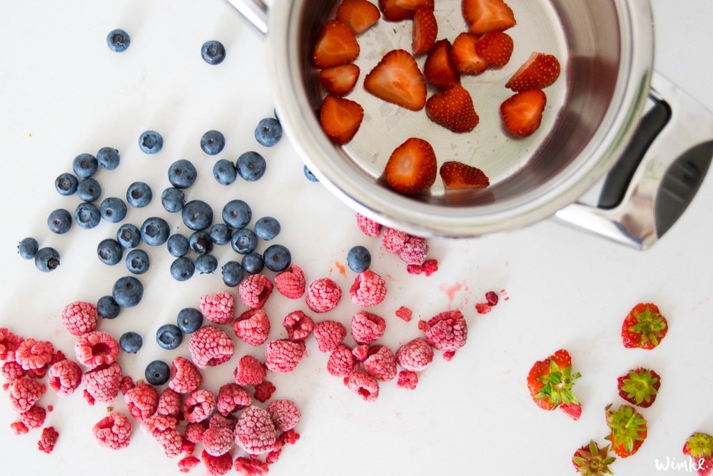 zomerpizza's met rood fruit zelf maken - wimke