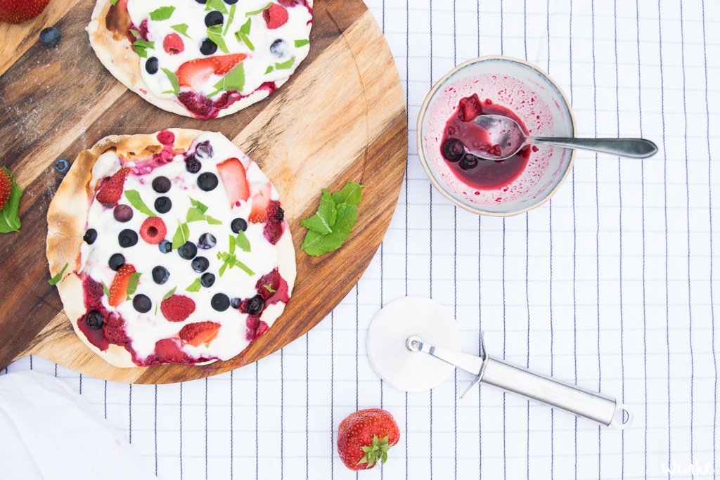 zomerpizza's met rood fruit zelf maken - wimke