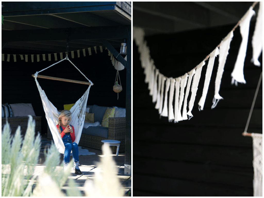 creëer een luxe uitstraling door de veranda zwart te verven - wimke.nl