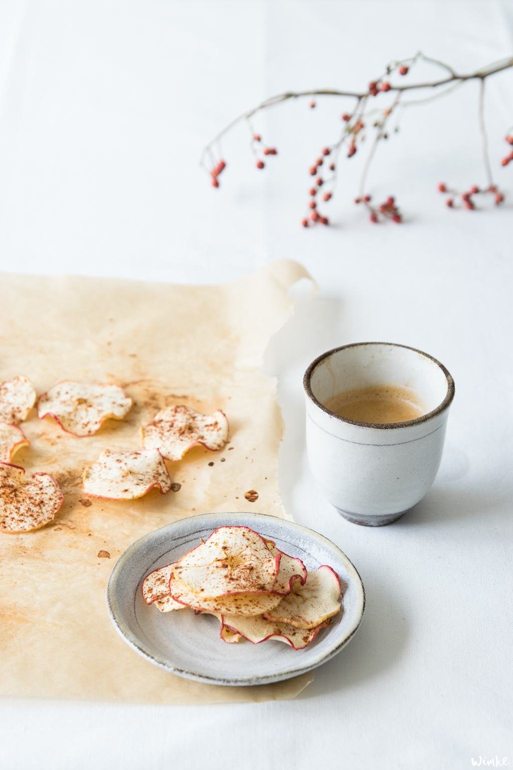 Appelchips maken - www.wimke.nl