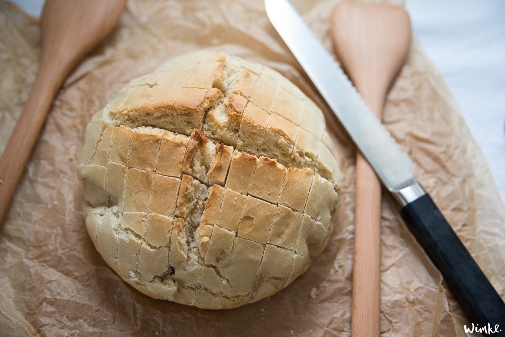 Recept plukbrood met veel knoflook