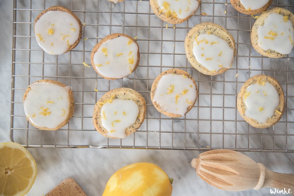 Recept lentekoekjes met citroen & maanzaad - shortbread koekjes - www.wimke.nl