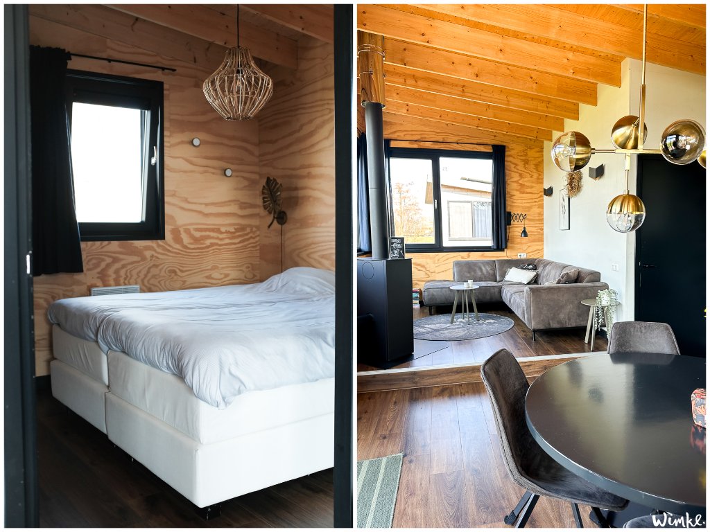 Interieur van een Pean-buiten vakantiehuis met uitzicht op het water